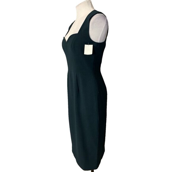 Dress The Population Elle Dress M Medium Pine Green Sleeveless Stretch NWT - Picture 8 of 14